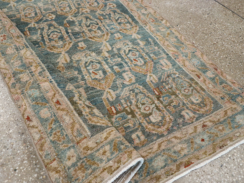 Vintage Persian Malayer Throw Rug, No.32796 - Gss
