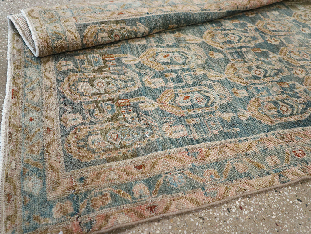 Vintage Persian Malayer Throw Rug, No.32796 - Gss