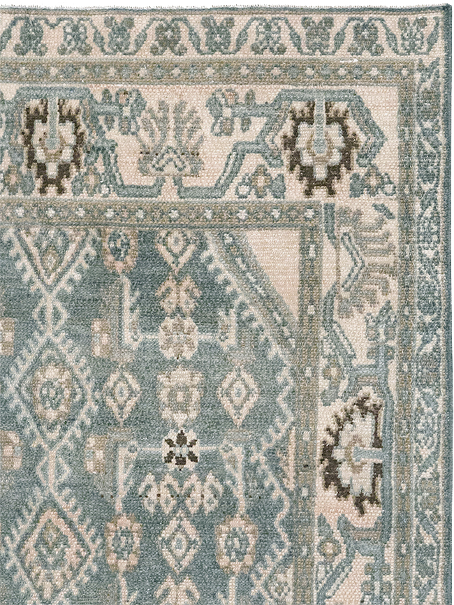 Vintage Persian Malayer Throw Rug, No.32797 - Gss