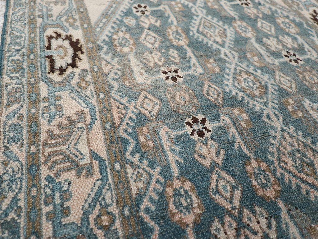 Vintage Persian Malayer Throw Rug, No.32797 - Gss