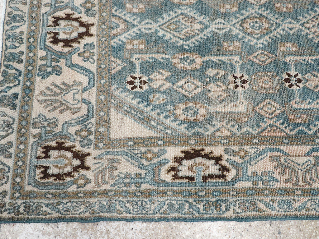 Vintage Persian Malayer Throw Rug, No.32797 - Gss