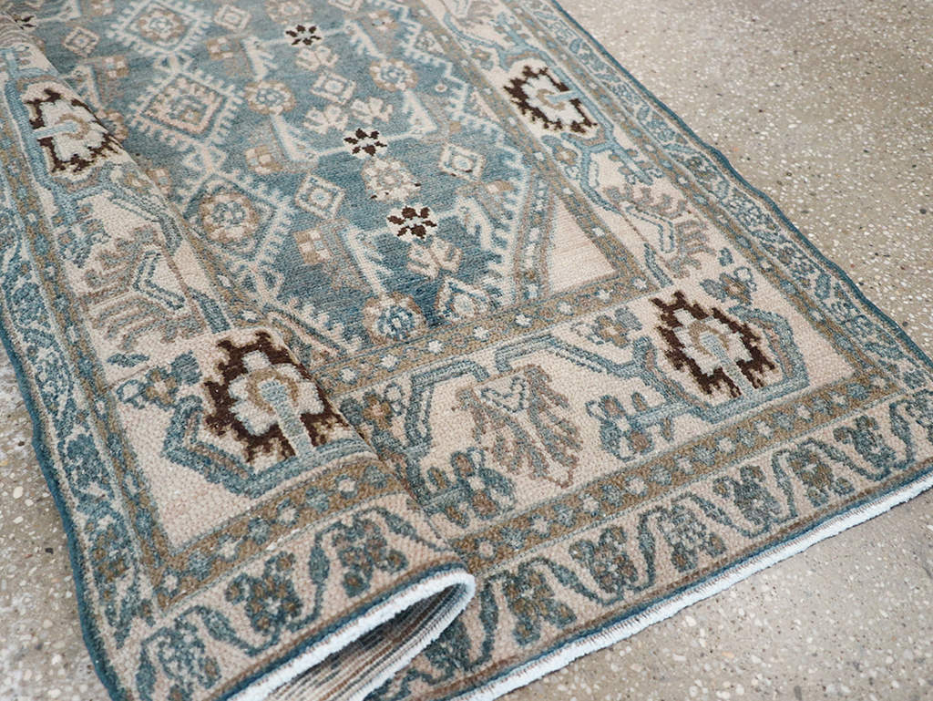 Vintage Persian Malayer Throw Rug, No.32797 - Gss