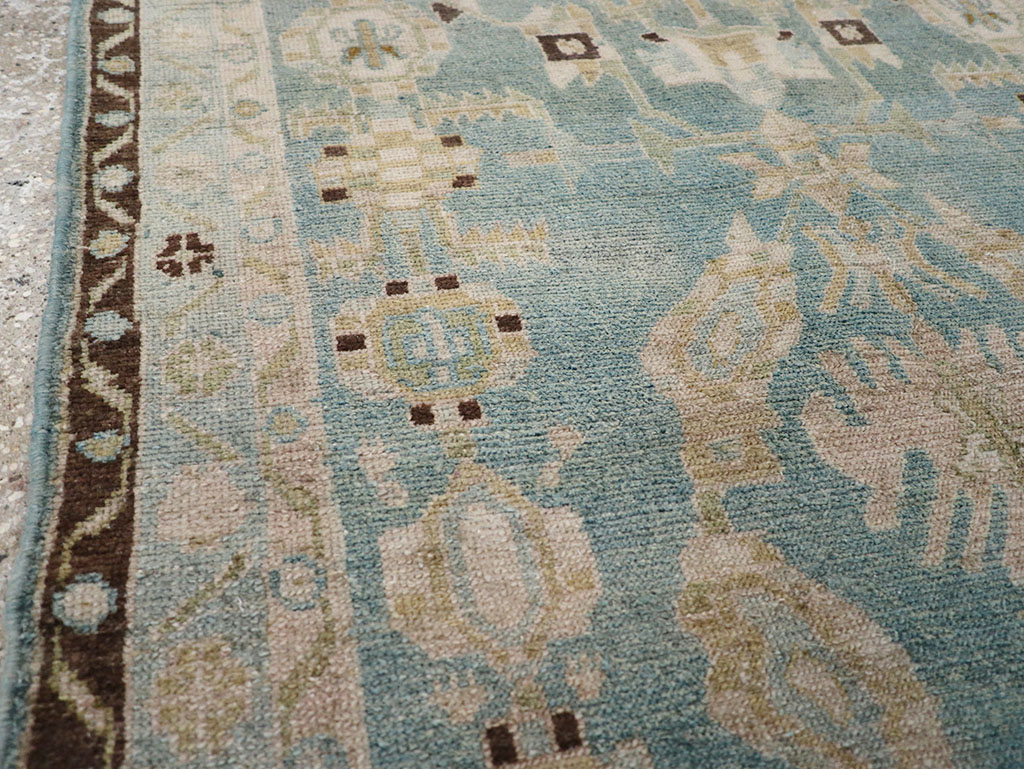 Vintage Persian Malayer Throw Rug, No.32799 - Gss