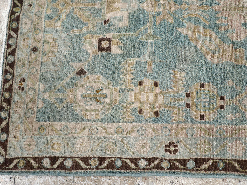Vintage Persian Malayer Throw Rug, No.32799 - Gss