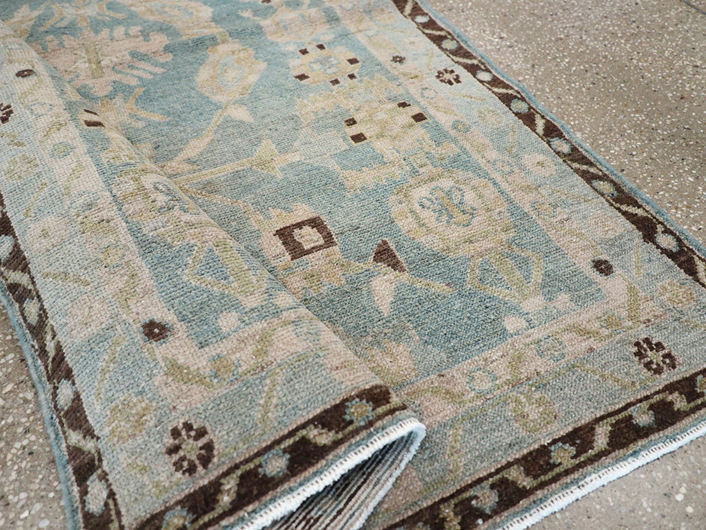 Vintage Persian Malayer Throw Rug, No.32799 - Gss