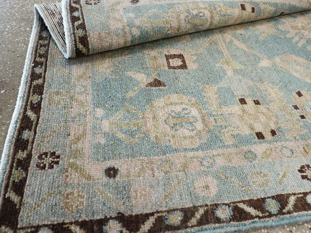 Vintage Persian Malayer Throw Rug, No.32799 - Gss