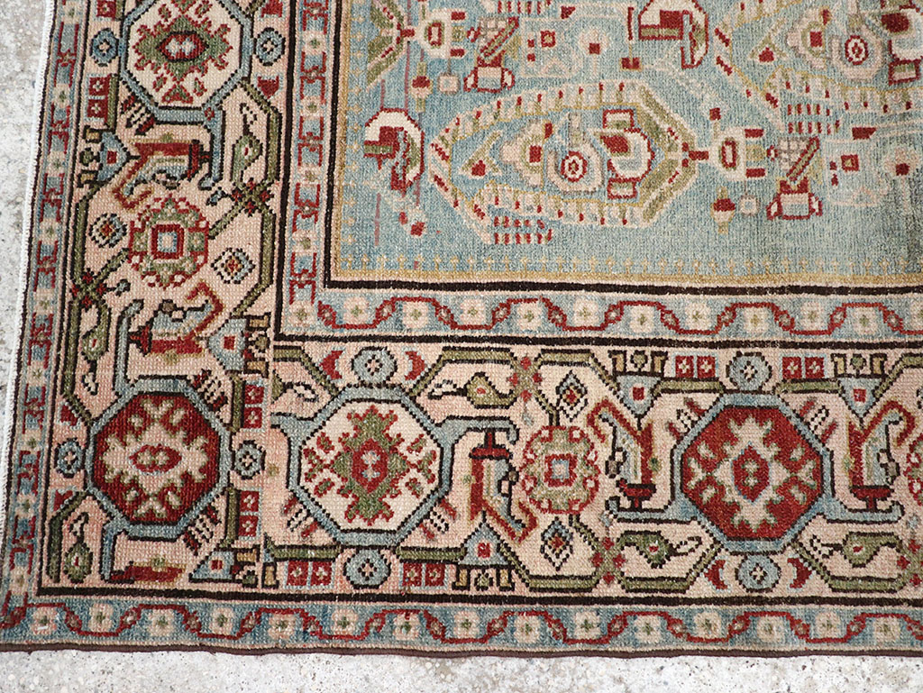 Vintage Persian Malayer Throw Rug, No.32800 - Gss