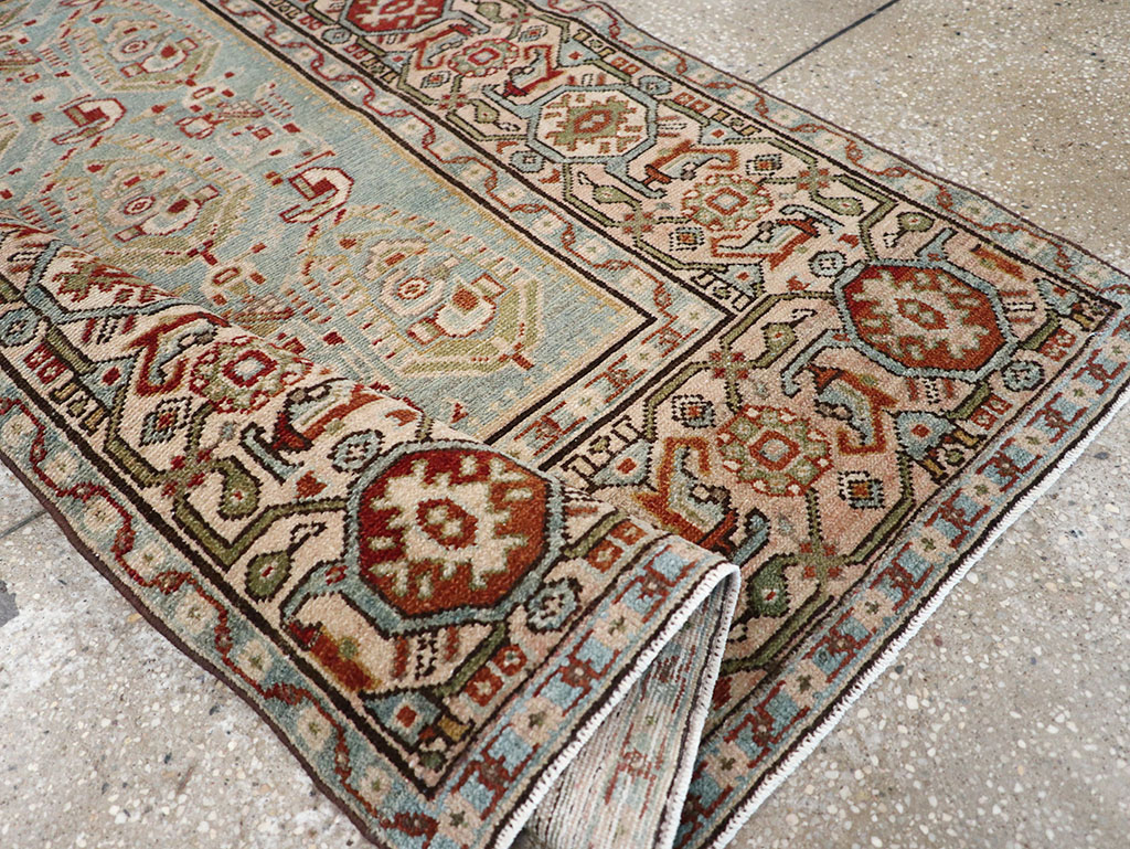 Vintage Persian Malayer Throw Rug, No.32800 - Gss