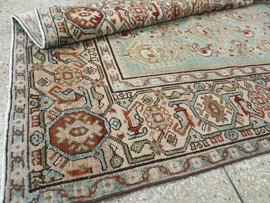 Vintage Persian Malayer Throw Rug, No.32800 - Gss