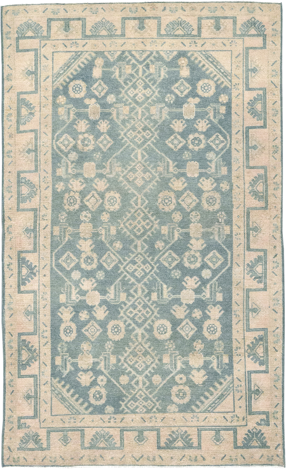 Vintage Persian Malayer Throw Rug, No.32801 - Gss