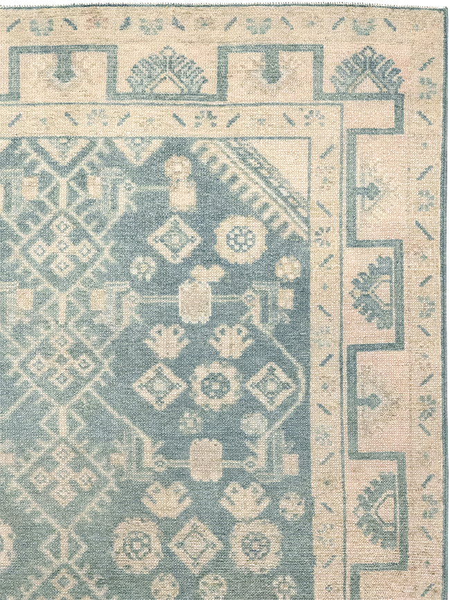 Vintage Persian Malayer Throw Rug, No.32801 - Gss