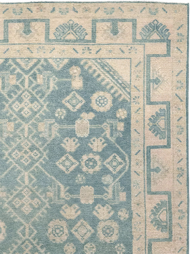 Vintage Persian Malayer Throw Rug, No.32801 - Gss