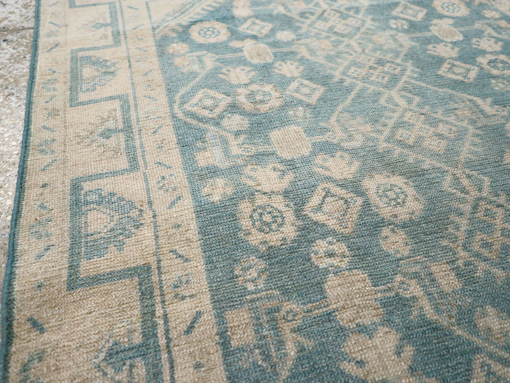 Vintage Persian Malayer Throw Rug, No.32801 - Gss