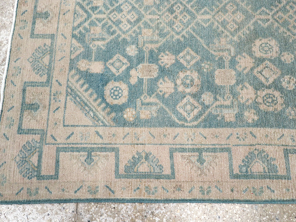 Vintage Persian Malayer Throw Rug, No.32801 - Gss