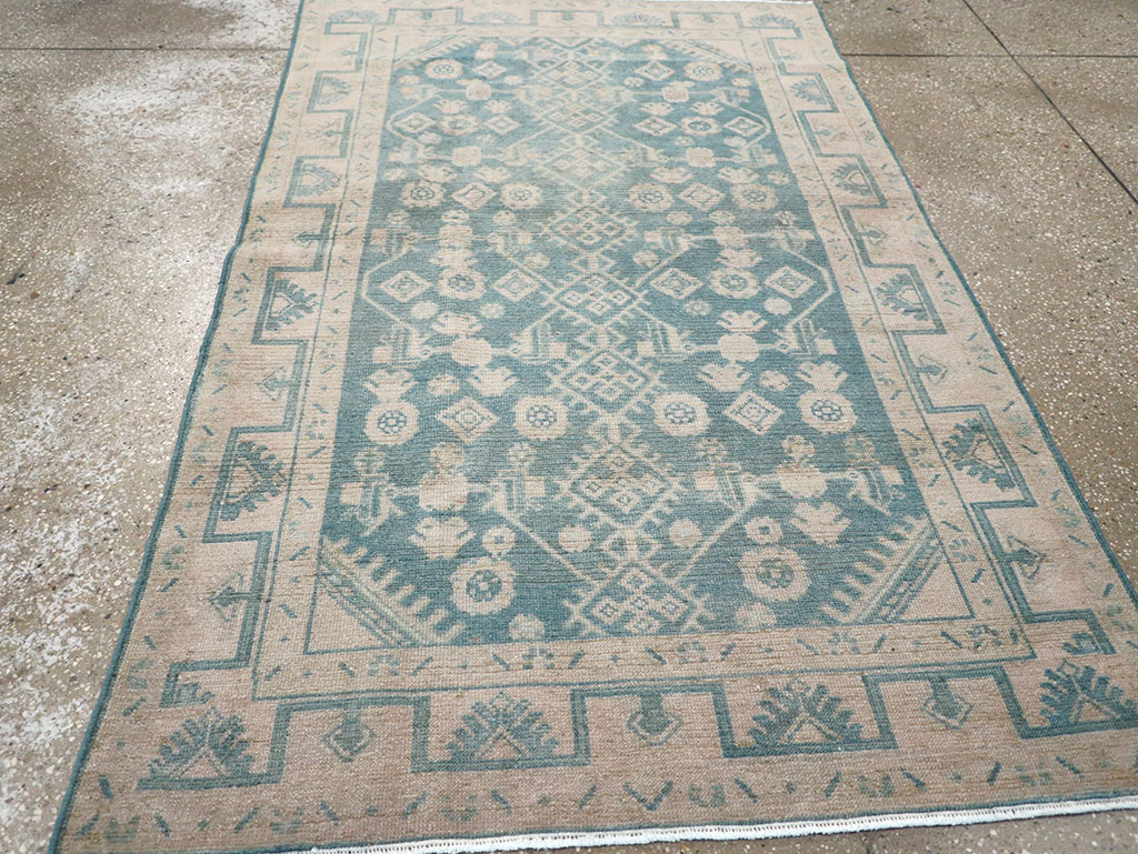 Vintage Persian Malayer Throw Rug, No.32801 - Gss
