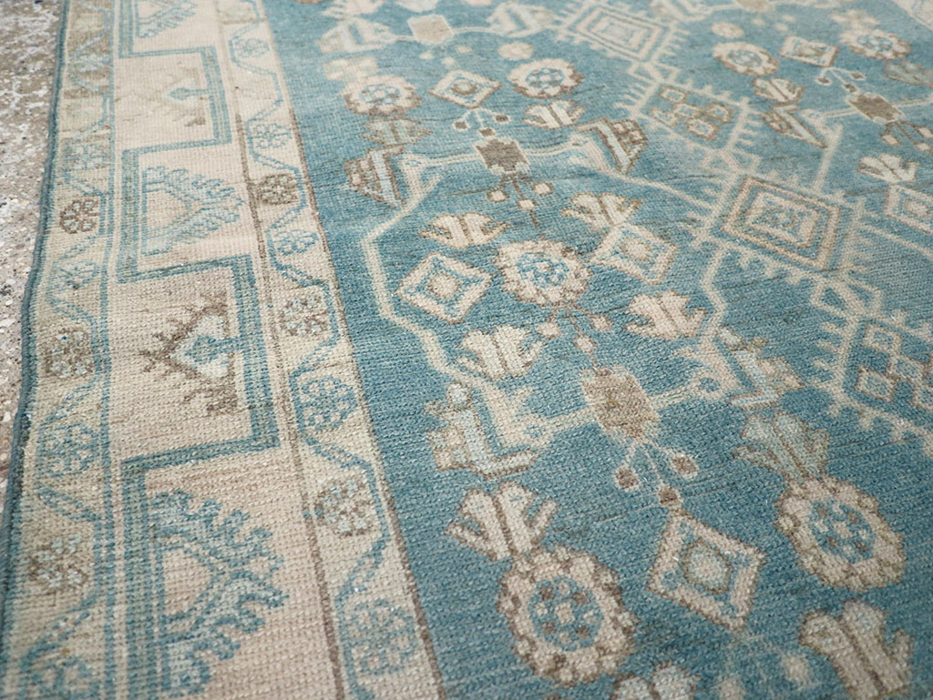Vintage Persian Malayer Throw Rug, No.32802 - Gss