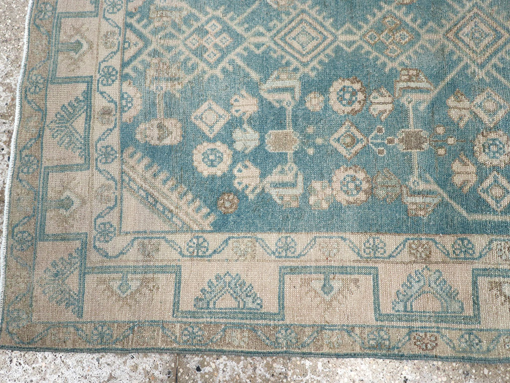 Vintage Persian Malayer Throw Rug, No.32802 - Gss