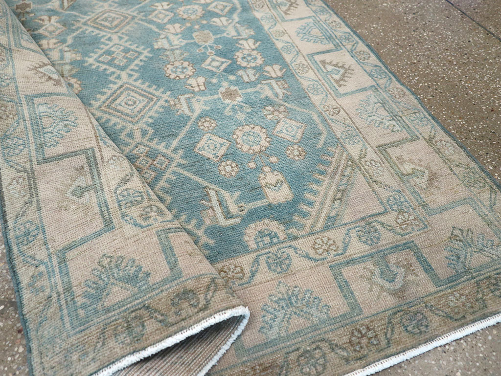 Vintage Persian Malayer Throw Rug, No.32802 - Gss