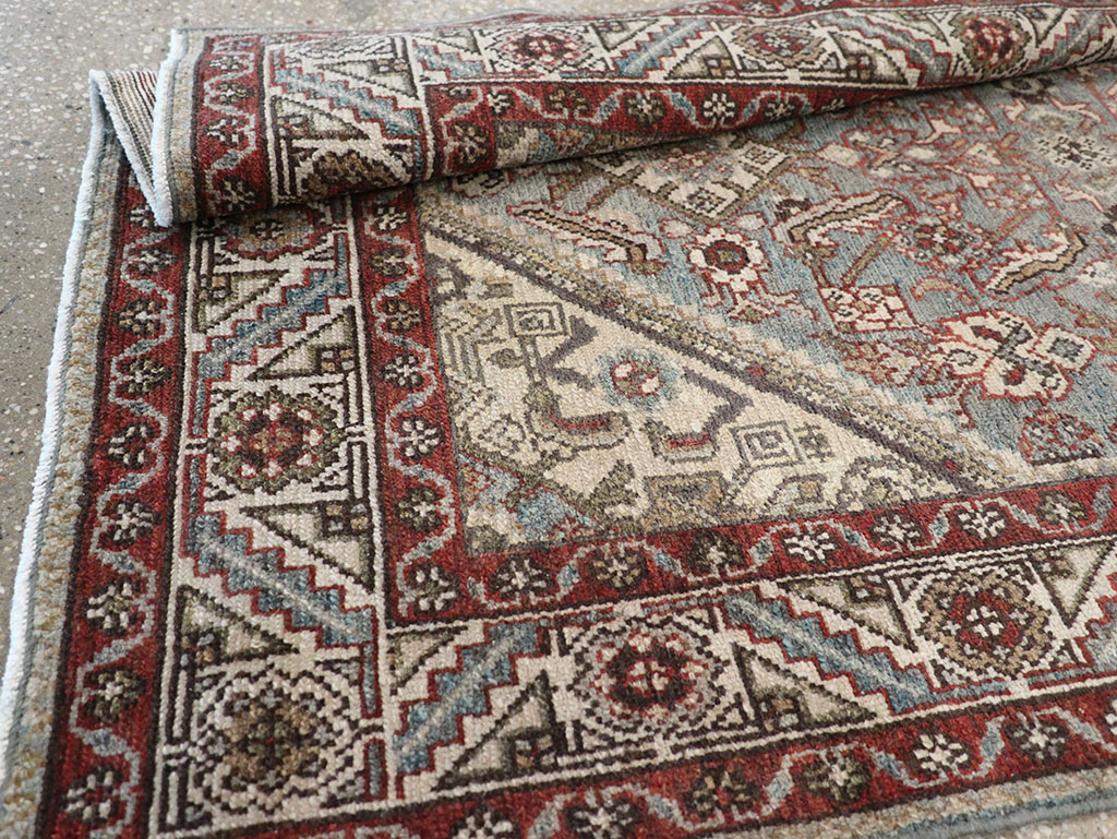 Antique Persian Malayer Throw Rug, No.32803 - Gss