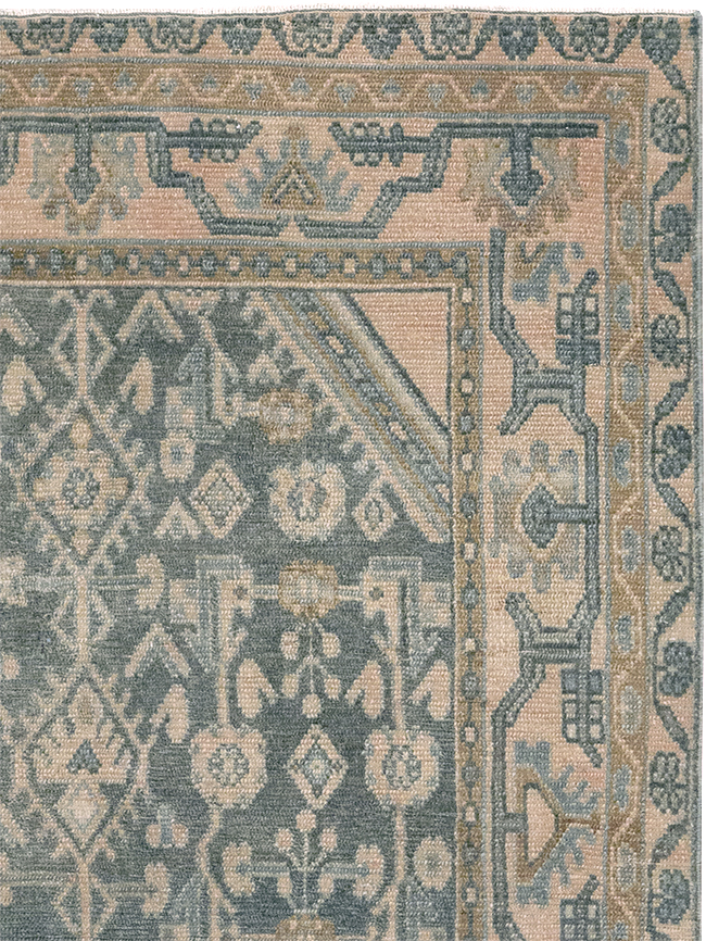 Vintage Persian Malayer Throw Rug, No.32804 - Gss