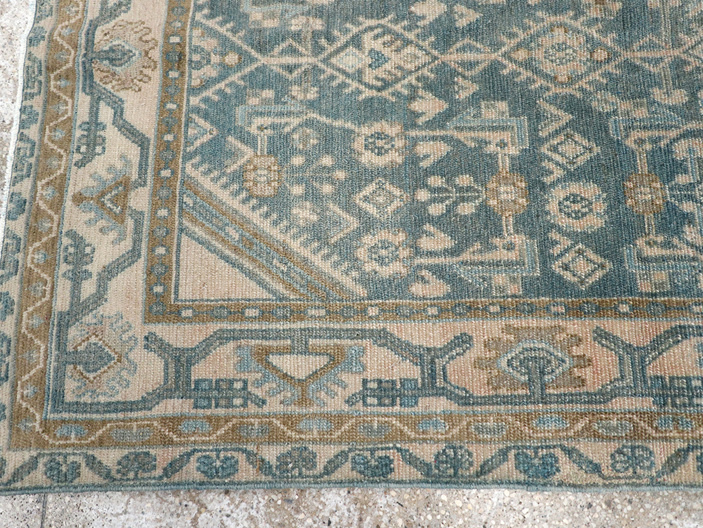 Vintage Persian Malayer Throw Rug, No.32804 - Gss