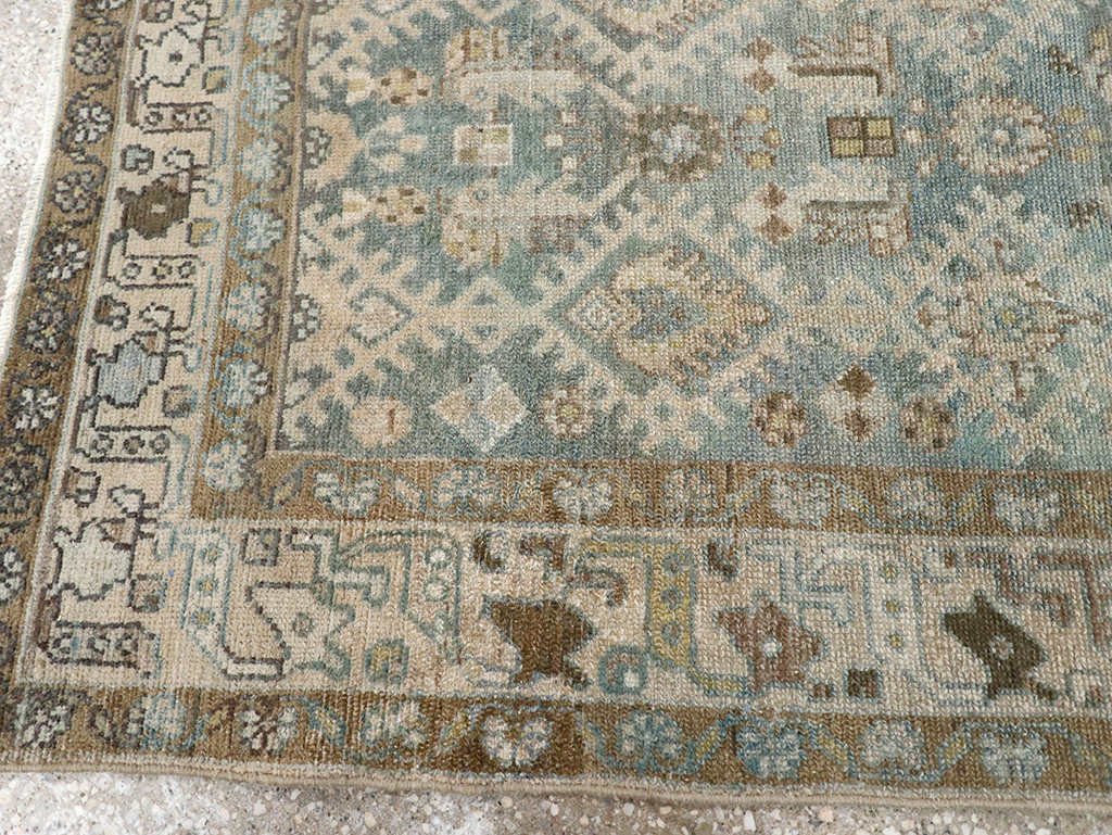Vintage Persian Malayer Throw Rug, No.32806 - Gss