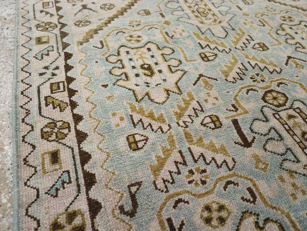 Vintage Persian Malayer Throw Rug, No.32807 - Gss