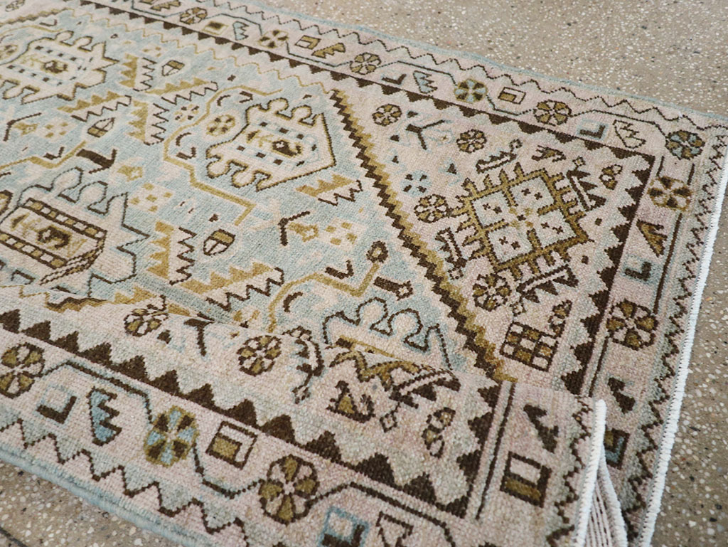 Vintage Persian Malayer Throw Rug, No.32807 - Gss