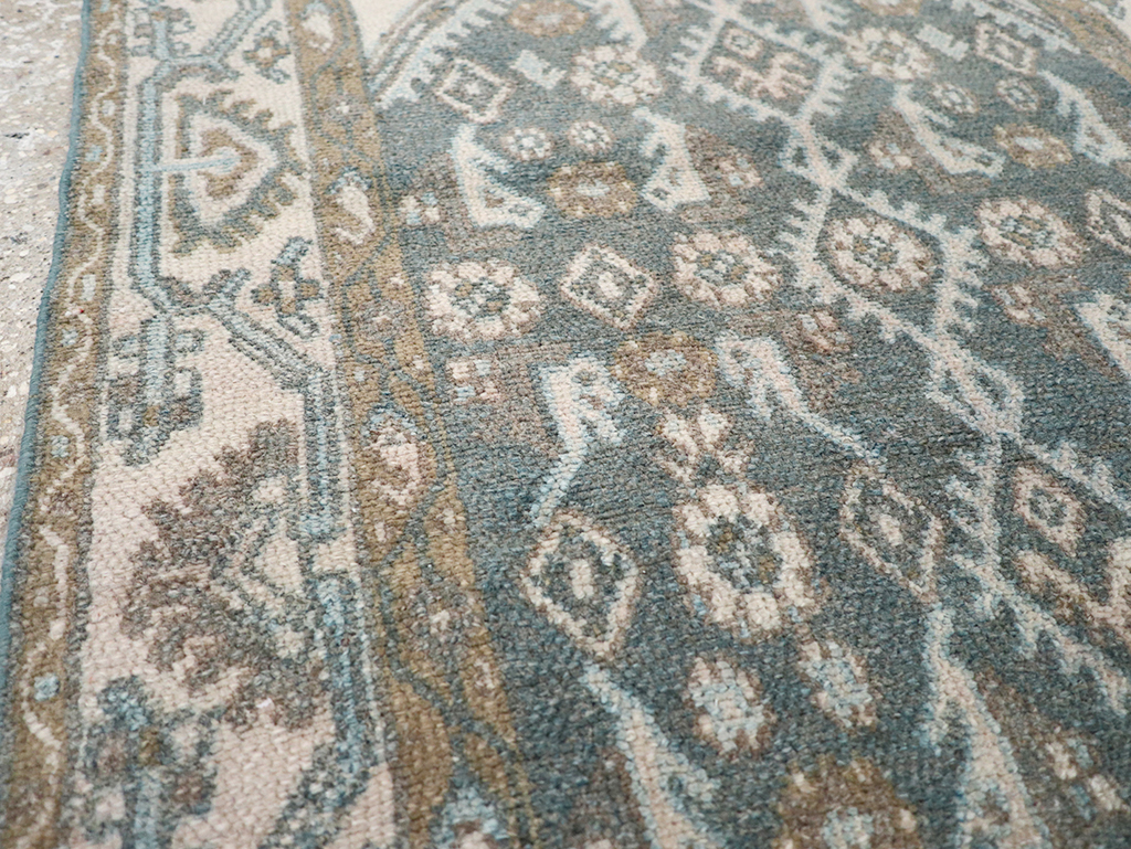 Vintage Persian Malayer Throw Rug, No.32808 - Gss
