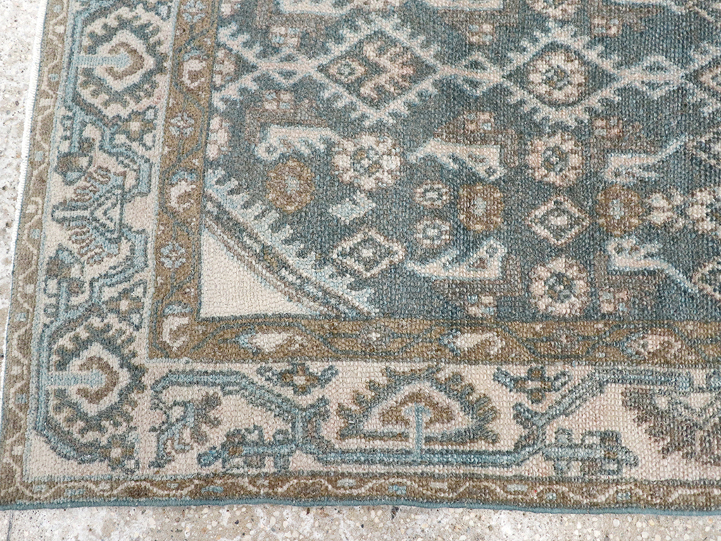 Vintage Persian Malayer Throw Rug, No.32808 - Gss