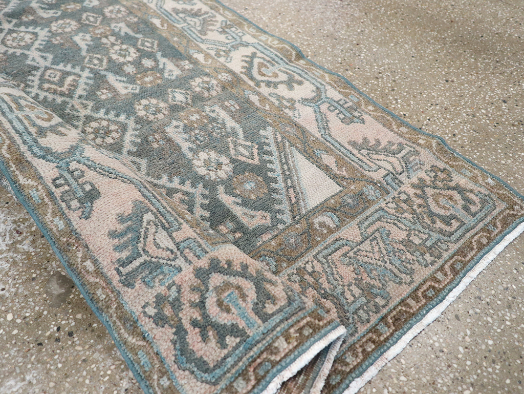 Vintage Persian Malayer Throw Rug, No.32808 - Gss