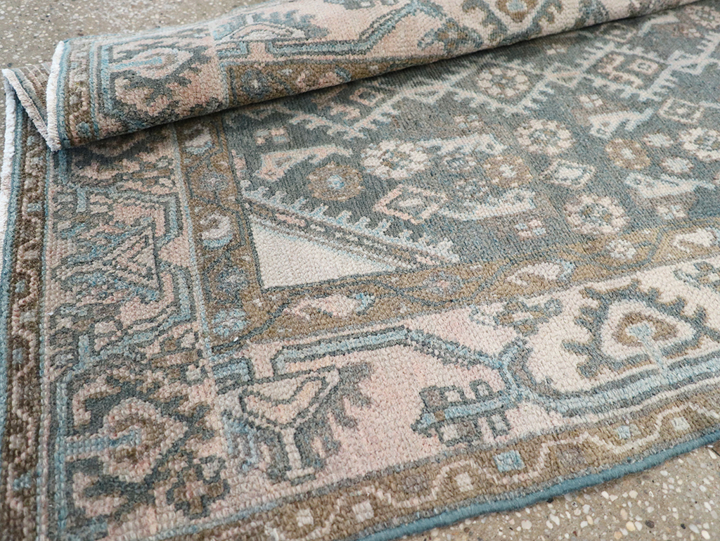 Vintage Persian Malayer Throw Rug, No.32808 - Gss