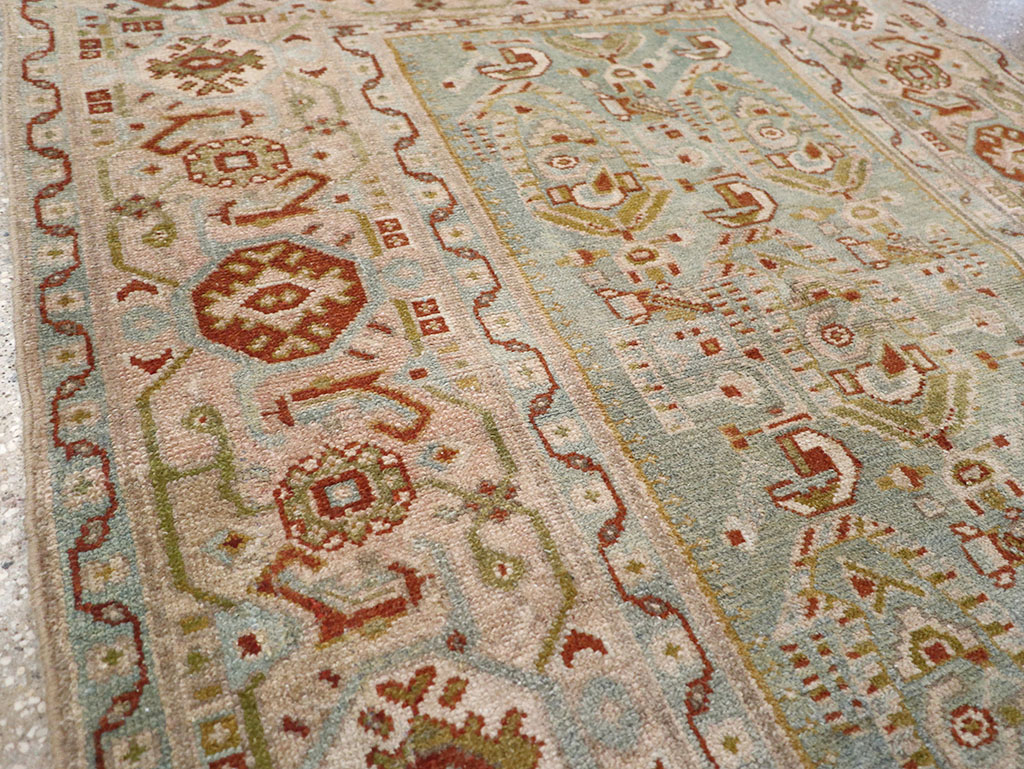 Vintage Persian Malayer Throw Rug, No.32809 - Gss
