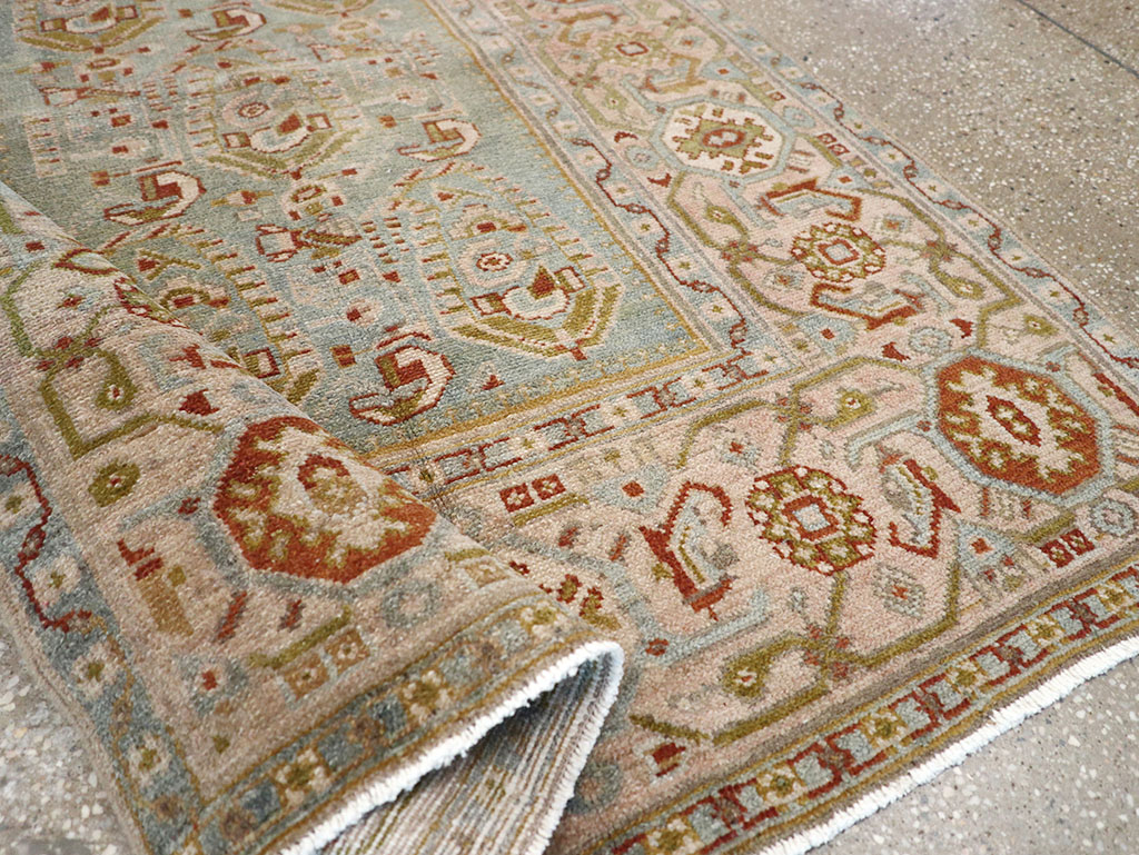 Vintage Persian Malayer Throw Rug, No.32809 - Gss