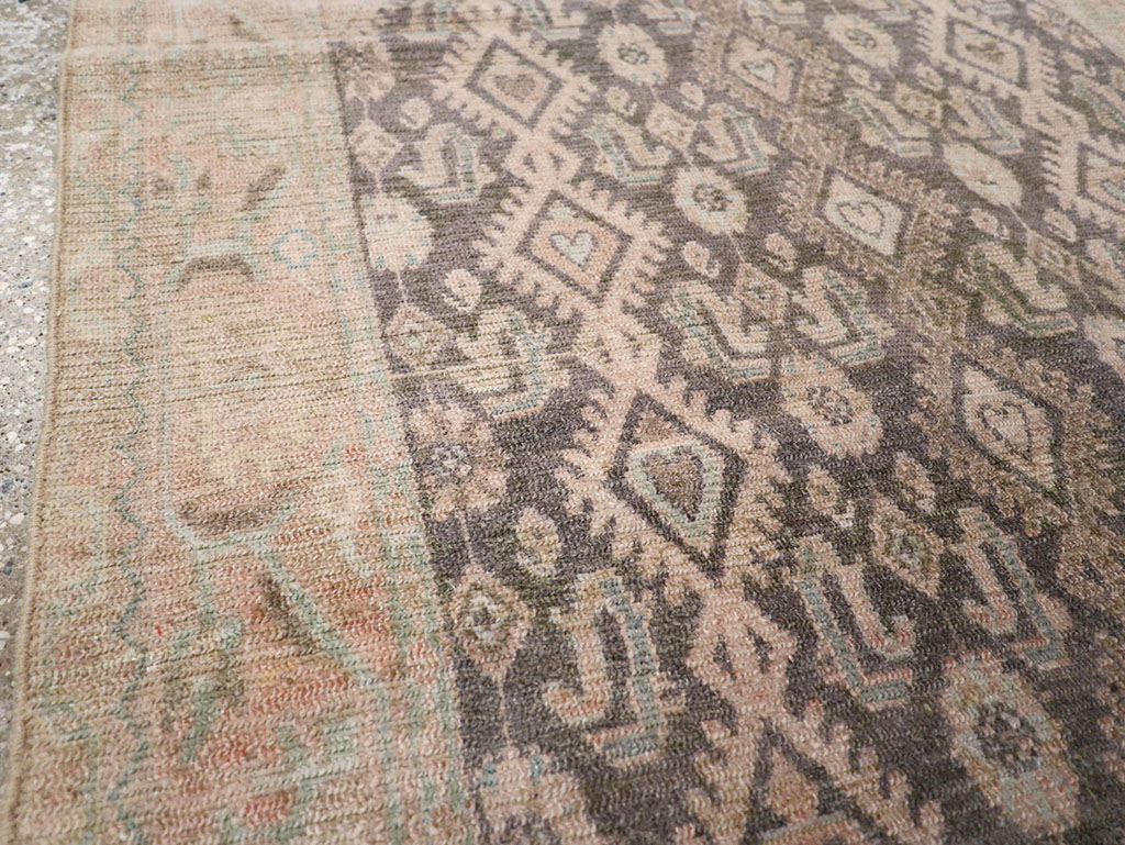 Vintage Persian Malayer Throw Rug, No.32810 - Gss