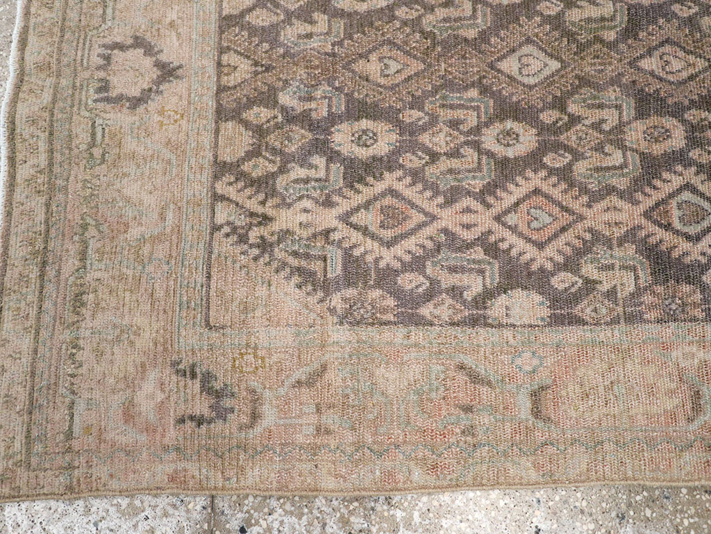 Vintage Persian Malayer Throw Rug, No.32810 - Gss