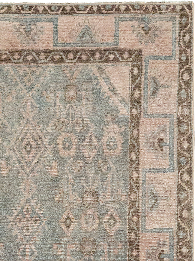Vintage Persian Malayer Throw Rug, No.32811 - Gss