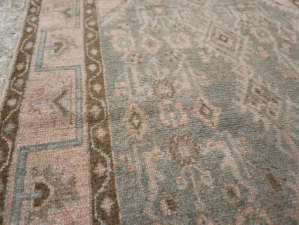 Vintage Persian Malayer Throw Rug, No.32811 - Gss