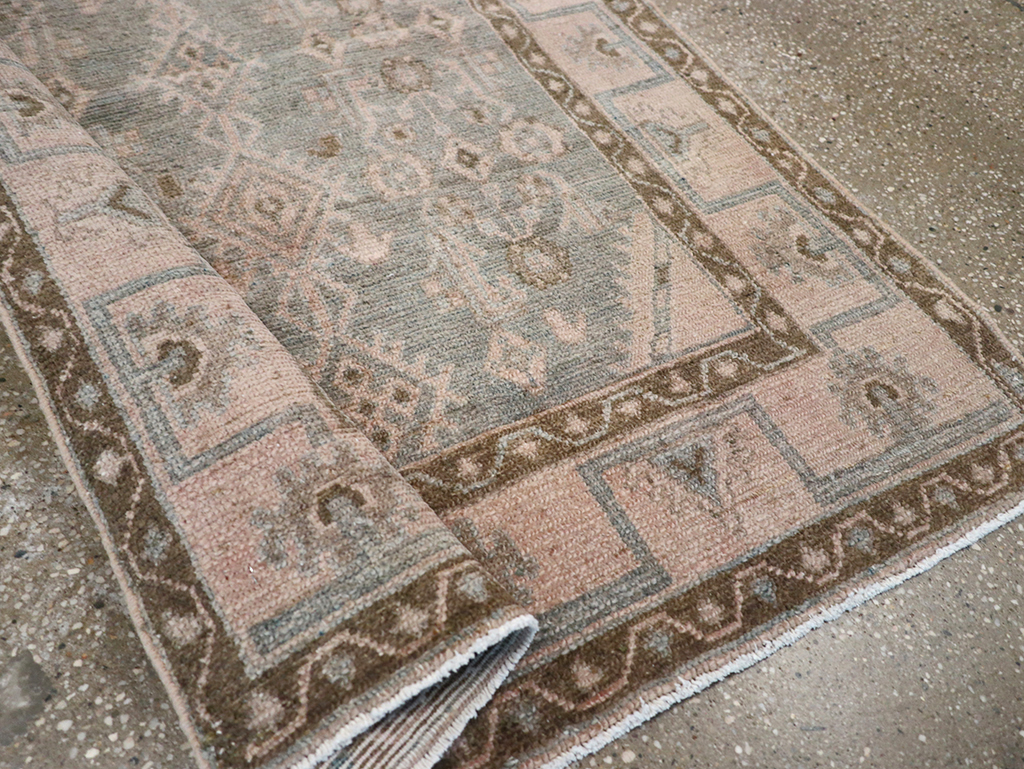 Vintage Persian Malayer Throw Rug, No.32811 - Gss