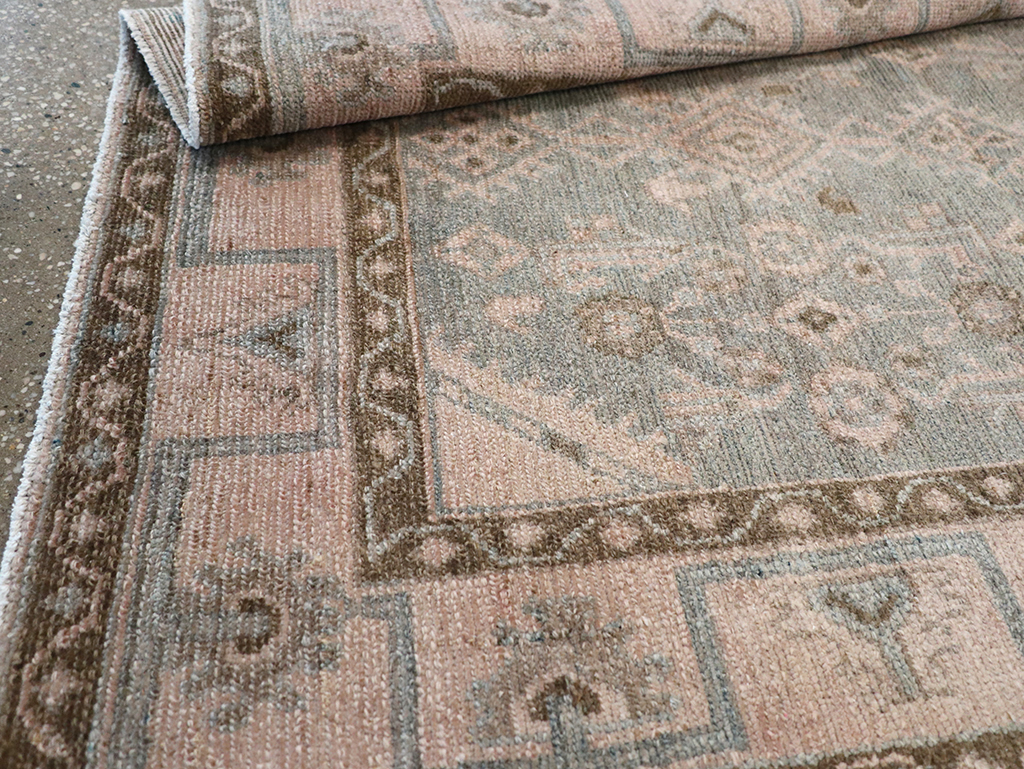 Vintage Persian Malayer Throw Rug, No.32811 - Gss