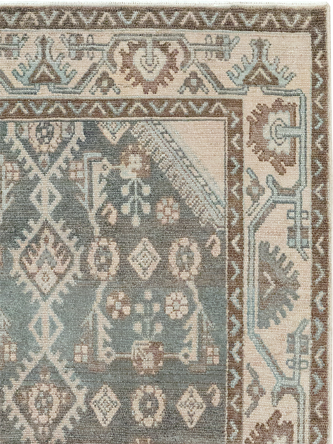 Vintage Persian Malayer Throw Rug, No.32812 - Gss