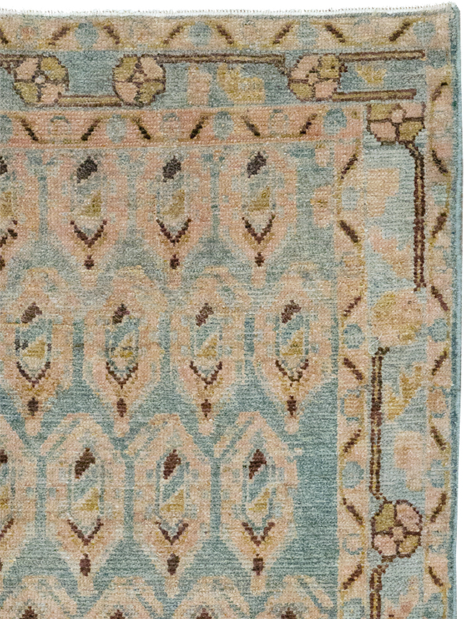 Vintage Persian Malayer Throw Rug, No.32814 - Gss