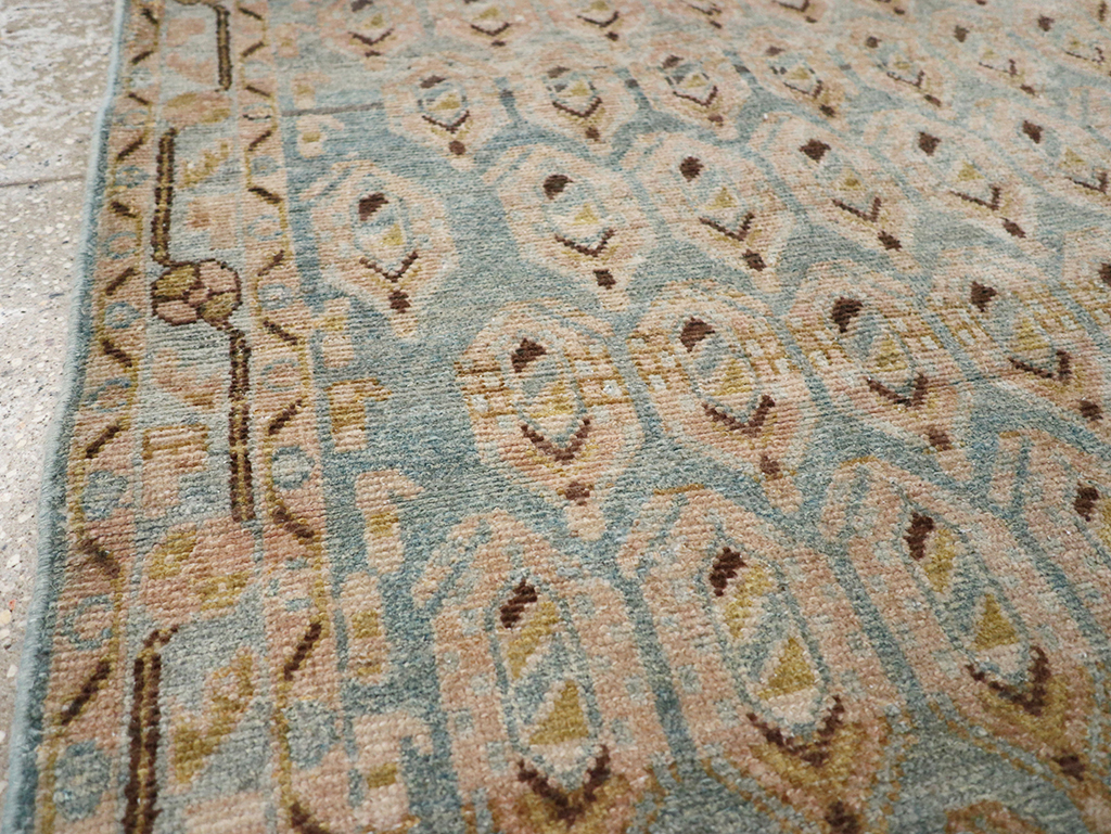 Vintage Persian Malayer Throw Rug, No.32814 - Gss