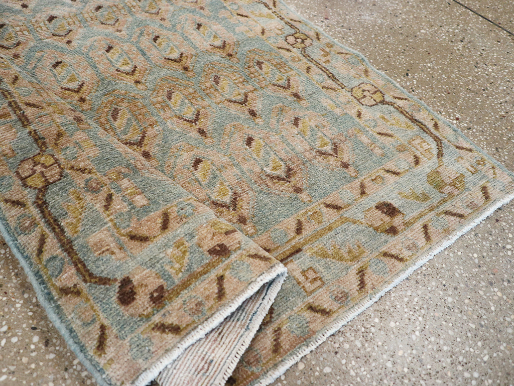 Vintage Persian Malayer Throw Rug, No.32814 - Gss