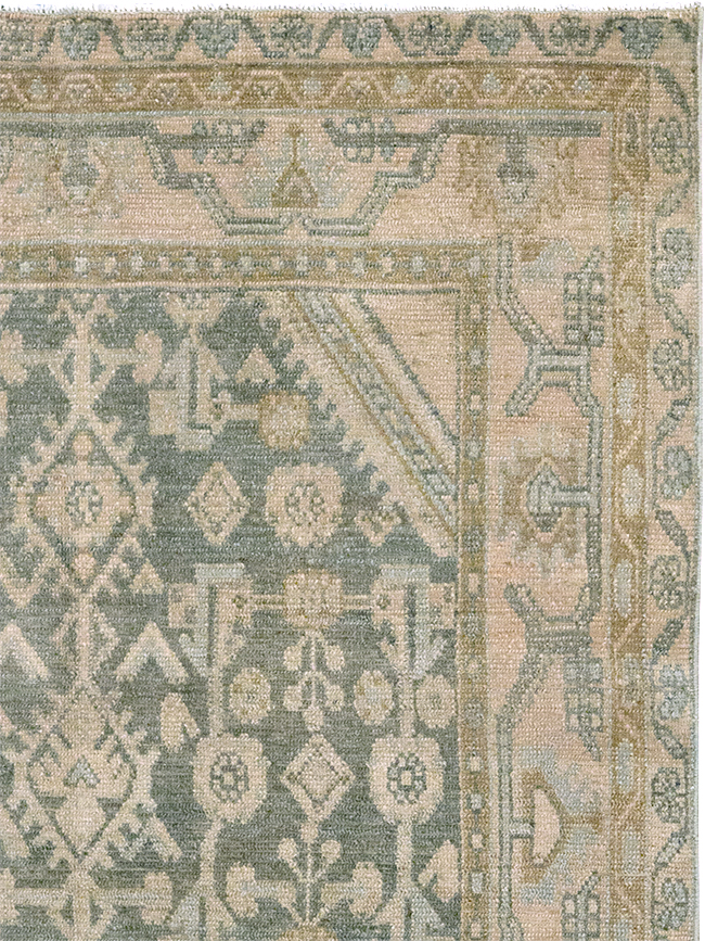 Vintage Persian Malayer Throw Rug, No.32816 - Gss