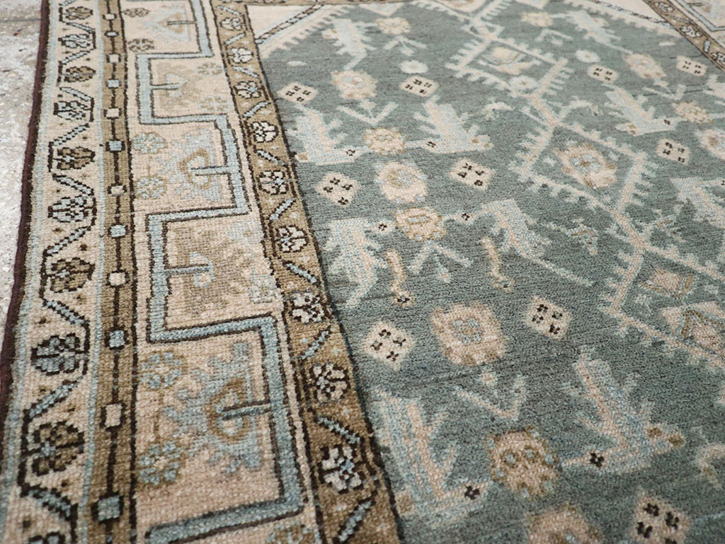 Vintage Persian Malayer Throw Rug, No.32817 - Gss