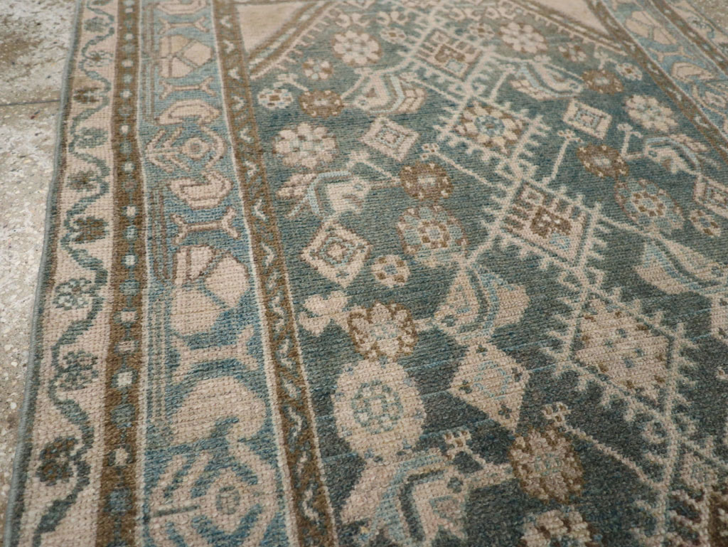 Vintage Persian Malayer Throw Rug, No.32818 - Gss