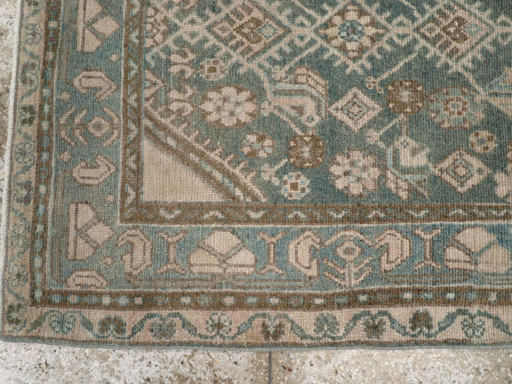 Vintage Persian Malayer Throw Rug, No.32818 - Gss