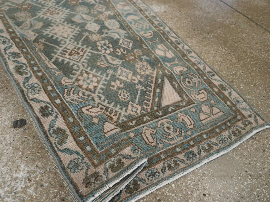 Vintage Persian Malayer Throw Rug, No.32818 - Gss