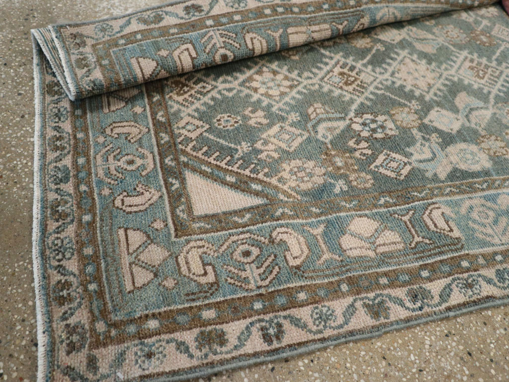 Vintage Persian Malayer Throw Rug, No.32818 - Gss